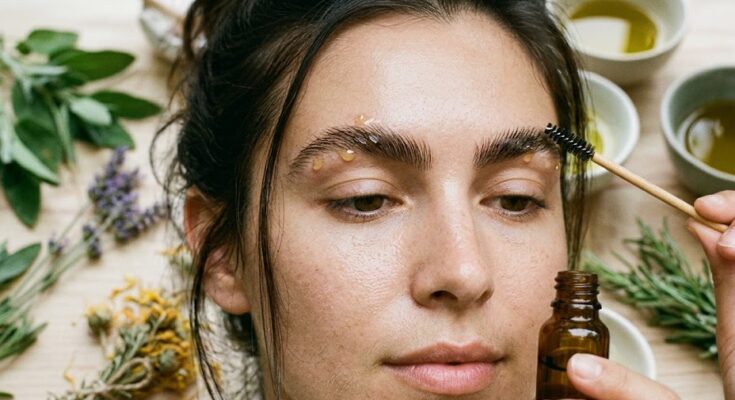 Cejas pobladas