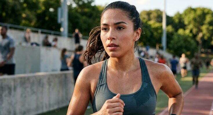 Maquillaje a prueba de sudor para deportistas