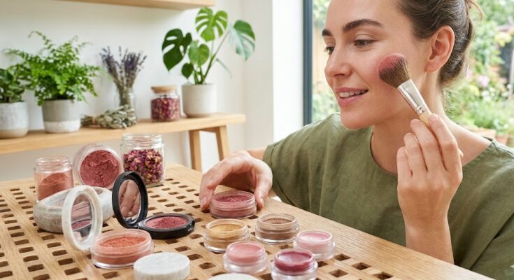 Maquillaje botánico y mineral